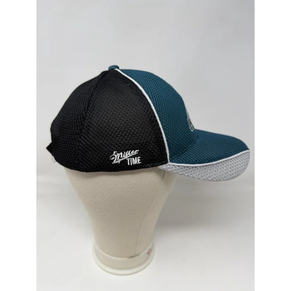 Vintage Miller Time Philadelphia Eagles Hat Adjustable‎ Back